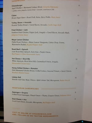 Menu photo 5 East Hampton Sandwich Dallas, TX Menu photo 5 East Hampton Sandwich Dallas, TX
