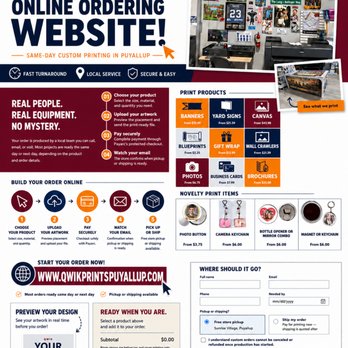 Qwik Pack & Ship - New ONLINE ORDERING!!!
We are excited to share with you our new online ordering for all your printing needs. - Mailbox Centers Near Me - Puyallup, Washington Qwik Pack & Ship - New ONLINE ORDERING!!!
We are excited to share with you our new online ordering for all your printing needs. - Mailbox Centers Near Me - Puyallup, Washington