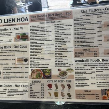 Pho Lien Hoa - Menu - Vietnamese Near Me - Oklahoma City, Oklahoma
