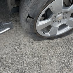 Westfield Tire - Blown tire