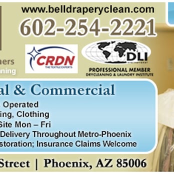 Bell Drapery & Cleaners - We still maintain a Yellow Page visibility; some of our customers trust old fashioned service and communication. Fine by us! - Laundry Services Near Me - Chandler, Arizona Bell Drapery & Cleaners - We still maintain a Yellow Page visibility; some of our customers trust old fashioned service and communication. Fine by us! - Laundry Services Near Me - Chandler, Arizona