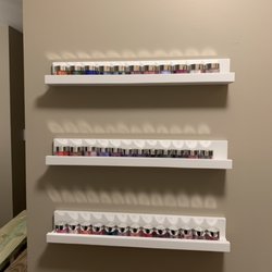 A F Keating Handyman Service - Custom shelves for nail dip powder
