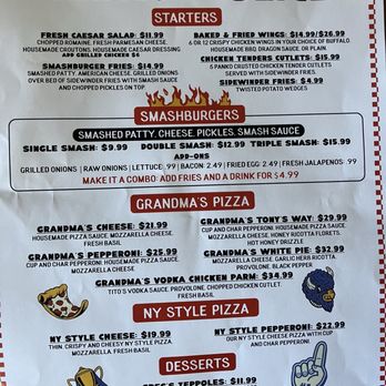 Smash And Slice - Menu - Pizza Near Me - Las Vegas, Nevada