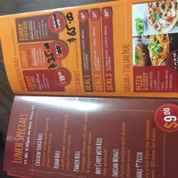Tikka Talian - Menu