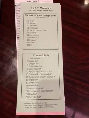 Menu photo 1 Mido Sushi Chandler, AZ Menu photo 1 Mido Sushi Chandler, AZ