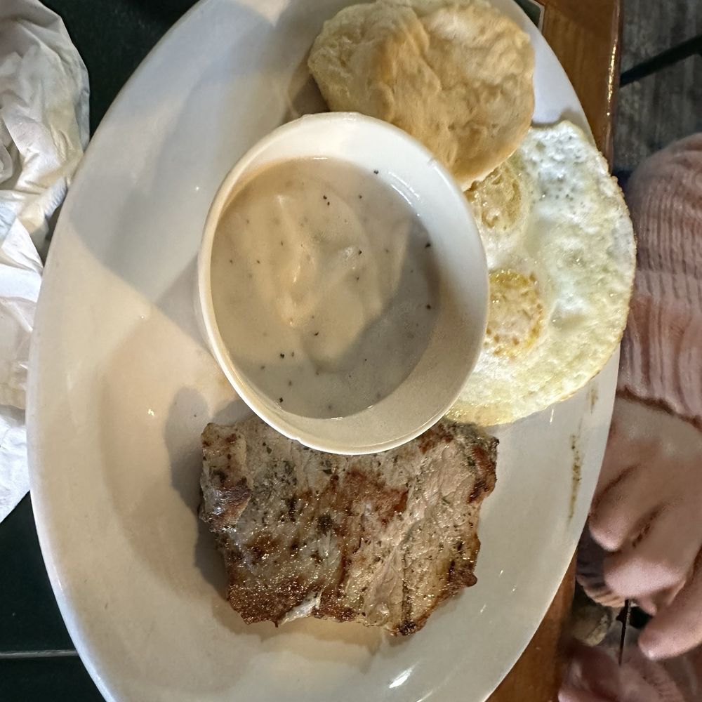 Corner Stone Café - Pork chop breakfast - Breakfast & Brunch Near Me - Ellijay, Georgia