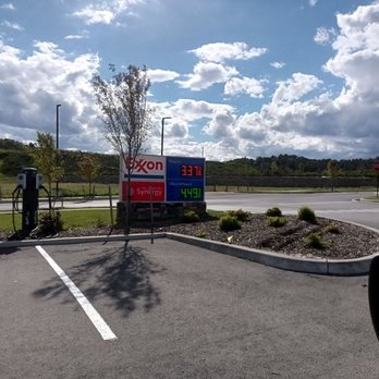 Exxon - a gas station in a parking lot - Gas Stations Near Me - WESTOVER, West Virginia