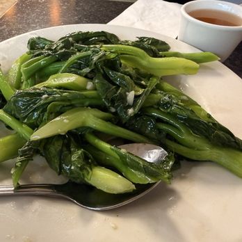 BBQ Garden - Chinese Broccoli (Gai Lan) with Garlic Sauce - Cantonese Near Me - Las Vegas, Nevada BBQ Garden - Chinese Broccoli (Gai Lan) with Garlic Sauce - Cantonese Near Me - Las Vegas, Nevada