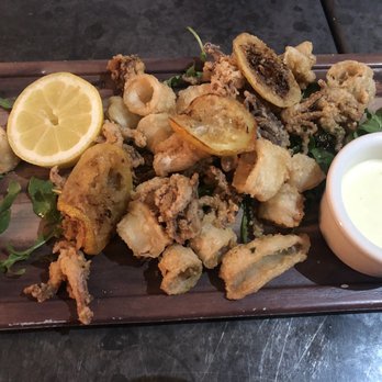 Bettolino Kitchen - Calamari w/ Lemon and Signature Sauce - Italian Near Me - Redondo Beach, California