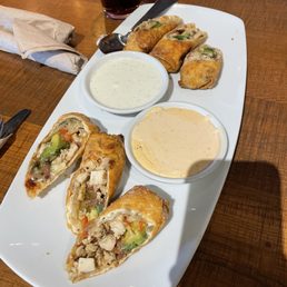 Avocado Club Egg Rolls