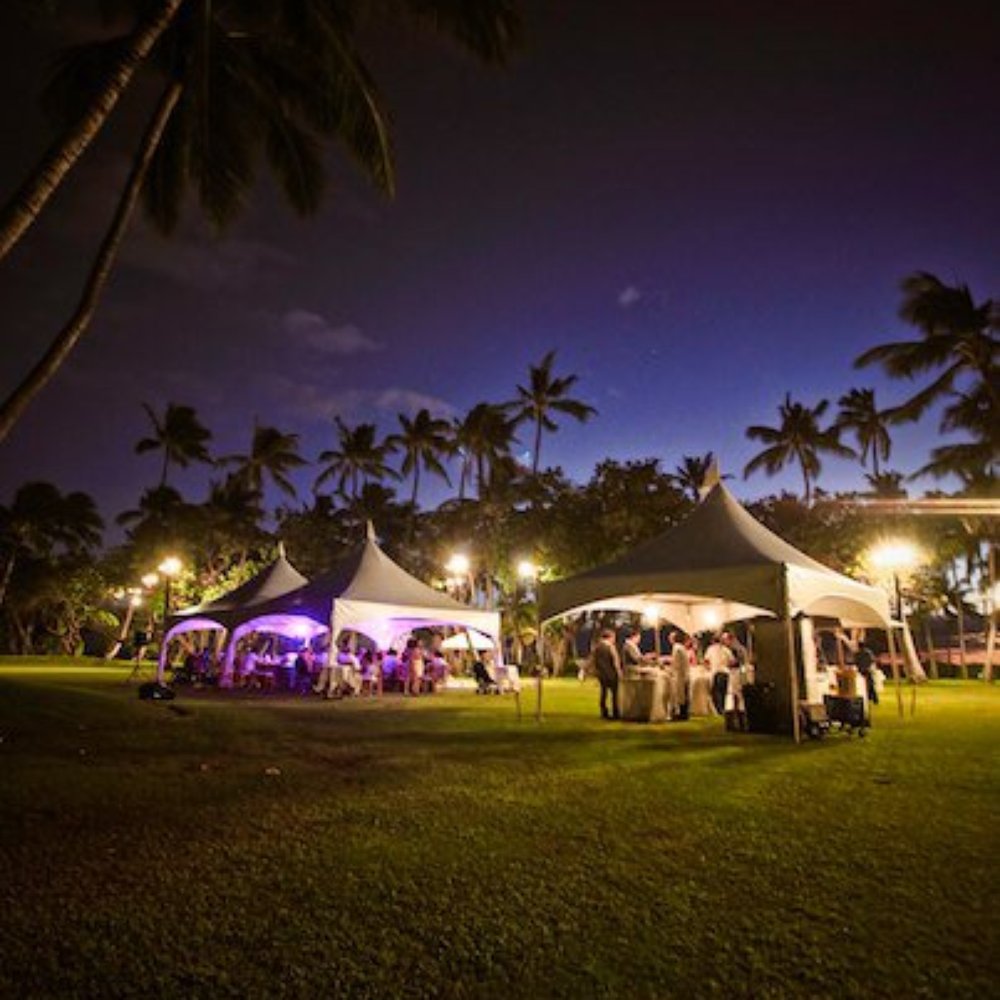 Lanikuhonua - Lanikuhonua : Shawn Starr Hawaii Wedding Photography : Phase 2 : tents at twilight - Party & Event Planning Near Me - Kapolei, Hawaii Lanikuhonua - Lanikuhonua : Shawn Starr Hawaii Wedding Photography : Phase 2 : tents at twilight - Party & Event Planning Near Me - Kapolei, Hawaii
