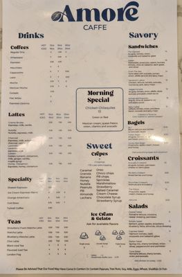 Menu photo 6 Amore Caffe San Diego, CA Menu photo 6 Amore Caffe San Diego, CA