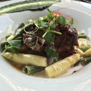 Mosaic Bar & Grille - veal cheeks with stinging nettle pasta - Canadian (New) Near Me - Vancouver, British Columbia Mosaic Bar & Grille - veal cheeks with stinging nettle pasta - Canadian (New) Near Me - Vancouver, British Columbia