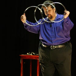 The Magic of Peter Winch & Miss Direction - Live from the Classics of Magic Show. The Mystery of the Silver Rings
