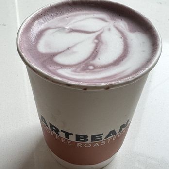Artbean Coffee - ube latte - Art Galleries Near Me - New York, New York Artbean Coffee - ube latte - Art Galleries Near Me - New York, New York
