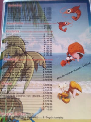 Menu photo 3 La Palapa del Jarocho Cancún, ROO Menu photo 3 La Palapa del Jarocho Cancún, ROO