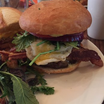 Fable - All the goods on top- including fried egg, bacon and of course, CHZ. - New American Near Me - San Francisco, California