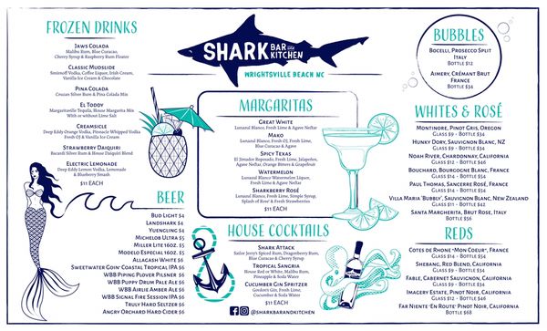 Menu photo 7 Shark Bar and Kitchen Wrightsville Beach, NC