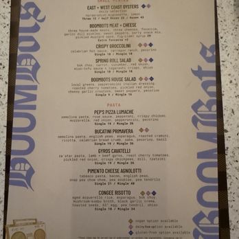 Boombots Pasta Shop - Food menu - Pasta Shops Near Me - Denver, Colorado