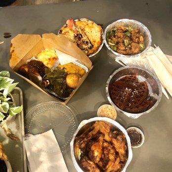 Neighborhood Kitchen - Juneteenth special, Red Velvet Waffles, Salt and pepper shrimp, Chicken Wing Plate, Flexx Mac & Cheese with lobster - Chicken Wings Near Me - Medford, Massachusetts