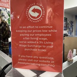 Living Wage Surcharge
