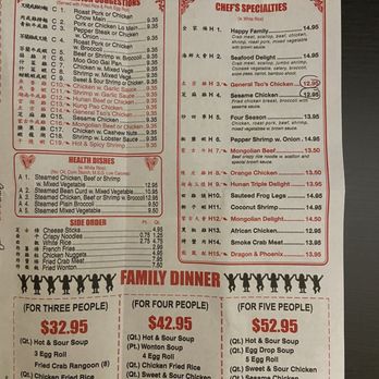 Li's Place - Take out menu - Buffets Near Me - Alexandria, Alabama