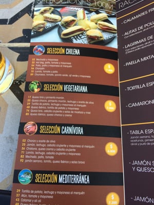 Menu photo 5 100 Montaditos La Reina, RM