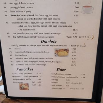 Town & Country Cafe - December 2024 menu very reasonable prices - New American Near Me - Florence, Kansas Town & Country Cafe - December 2024 menu very reasonable prices - New American Near Me - Florence, Kansas