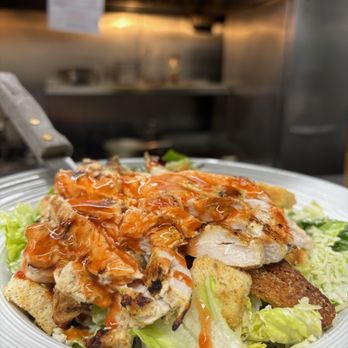 Alumni Sports Cafe - Buffalo chicken salad - American Near Me - Pembroke, Massachusetts Alumni Sports Cafe - Buffalo chicken salad - American Near Me - Pembroke, Massachusetts