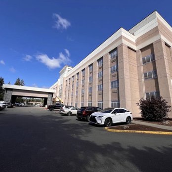 Ramada by Wyndham Olympia - Hotel from the front - Hotels Near Me - Olympia, Washington Ramada by Wyndham Olympia - Hotel from the front - Hotels Near Me - Olympia, Washington
