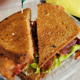 So much bacon on my BLT, it kept falling out! And only $8.99. Wow