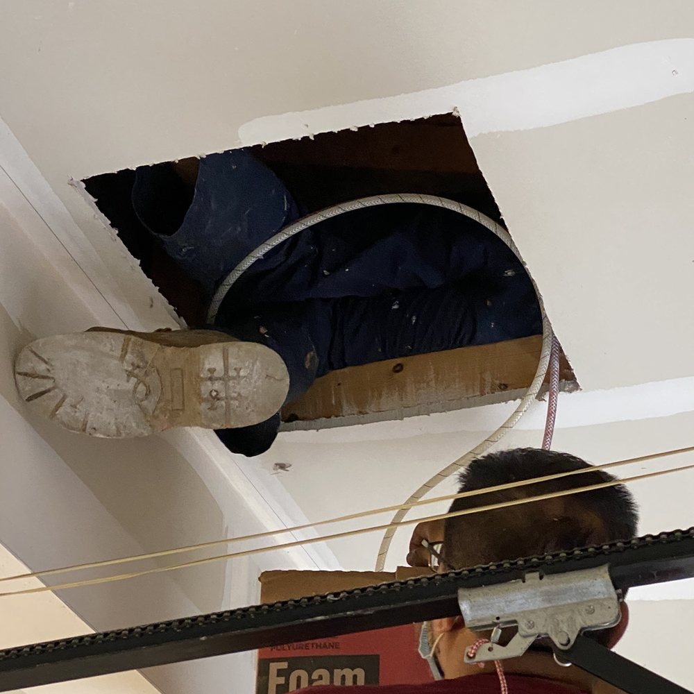 DeVere Insulation - Putting in Insulation over garage - Insulation Installation Near Me - Baltimore, Maryland