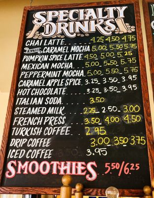 Menu photo 7 temos coffee San Francisco, CA