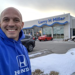 Big Honda smile for Larry H Miller Big Honda smile for Larry H Miller