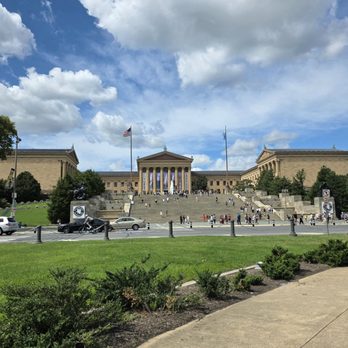 Rocky Steps - View of the Rocky Steps from the Washington Monument - Landmarks & Historical Buildings Near Me - Philadelphia, Pennsylvania