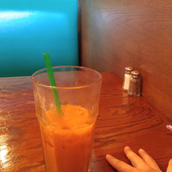 Benjarong Thai Restaurant - Mmm thai iced tea in a huge glass - Thai Near Me - Monroe, Washington Benjarong Thai Restaurant - Mmm thai iced tea in a huge glass - Thai Near Me - Monroe, Washington