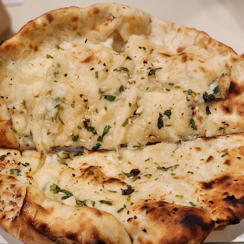 Hello India - Garlic Cheese Naan - Indian Near Me - Omaha, Nebraska