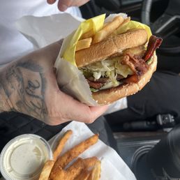 Avocado Bacon Cheeseburger Special
