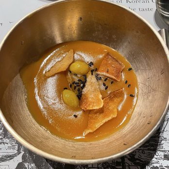 POGU - First course - pumpkin soup - Korean Near Me - Daly City, California