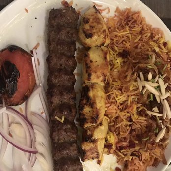 Noosh Kitchen - Combo with barberry rice - Persian/Iranian Near Me - Johns Creek, Georgia