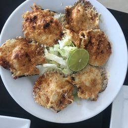Parmesan scallops Parmesan scallops
