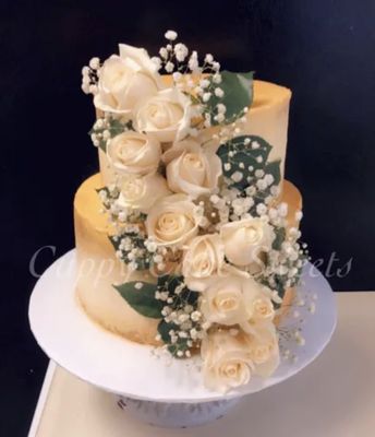 Custom Wedding Cakes - We are proud to offer custom wedding cakes for our clients. We actively work with brides and grooms to create the wedding cake of their dreams. Call or text for the fastest response. Custom Wedding Cakes - We are proud to offer custom wedding cakes for our clients. We actively work with brides and grooms to create the wedding cake of their dreams. Call or text for the fastest response.