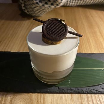 Yunta Nikkei - Soursop mousse - Peruvian Near Me - Charlotte, North Carolina Yunta Nikkei - Soursop mousse - Peruvian Near Me - Charlotte, North Carolina