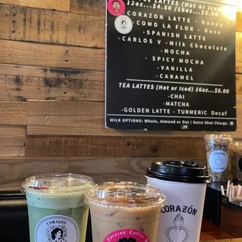 Corazon Coffee Bar - Rose Matcha Latte & Pumpkin Spice Latte's (Iced + Hot) - Coffee & Tea Near Me - Santa Ana, California Corazon Coffee Bar - Rose Matcha Latte & Pumpkin Spice Latte's (Iced + Hot) - Coffee & Tea Near Me - Santa Ana, California