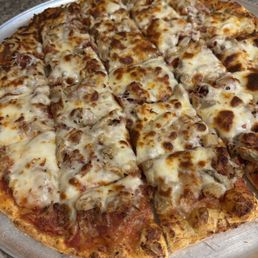 Mushroom, pepperoni and sausage pizza Mushroom, pepperoni and sausage pizza