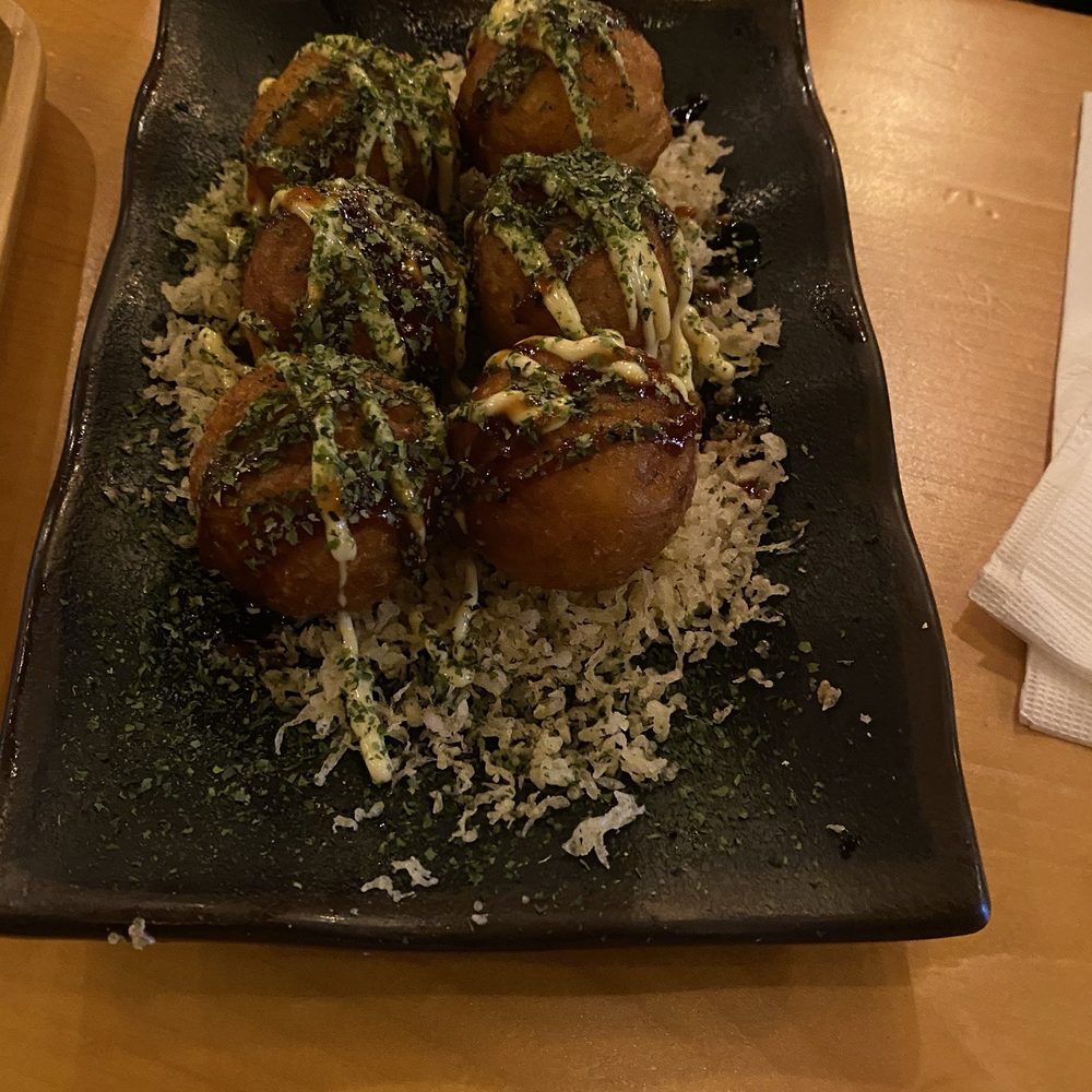 Umi Ramen - T A6. Takoyaki (6) octopus balls - Ramen Near Me - Nanuet, New York Umi Ramen - T A6. Takoyaki (6) octopus balls - Ramen Near Me - Nanuet, New York