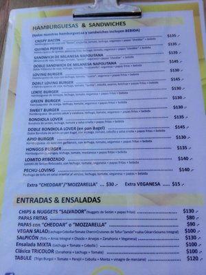 Menu photo 3 Loving Hut Buenos Aires, C