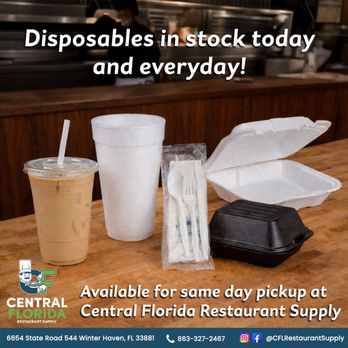Central Florida Restaurant Supply - We stock disposables for your restaurant! Available for same day pickup! - Restaurant Supplies Near Me - Winter Haven, Florida