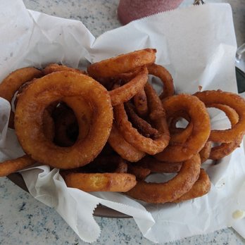 Conch Cafe - Side of onion rings. Delicious. - Seafood Near Me - Garden City, South Carolina
