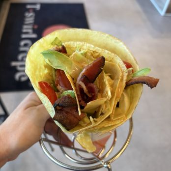T swirl crepe - Gluten free 25) T-swirl BLT - Creperies Near Me - Eugene, Oregon